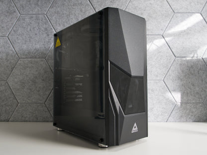 Gaming PC Schwarz | RTX 5050 (8GB) | Ryzen 5 5500 | 16GB RAM | 500GB SSD | Mesh ARGB