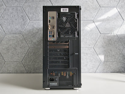 Gaming PC Schwarz | RTX 5050 (8GB) | Ryzen 5 5500 | 16GB RAM | 500GB SSD | Mesh ARGB