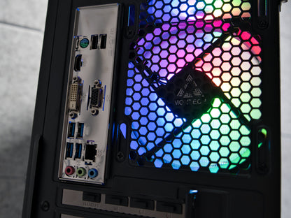 Gaming PC Schwarz | RTX 5050 (8GB) | AMD Ryzen 5 5500 | 16GB RAM | 500GB SSD | Win 11